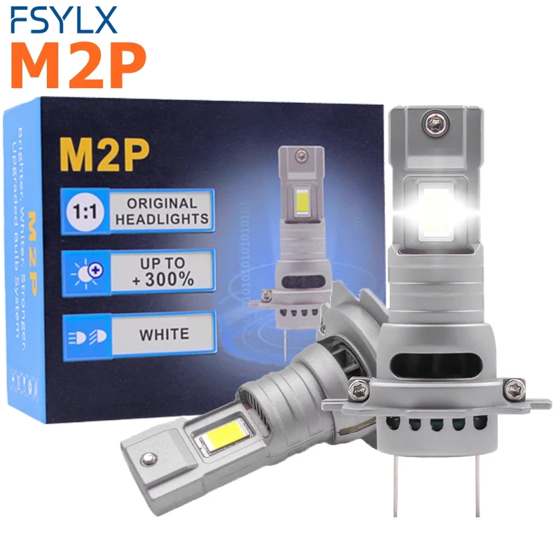 

M2P H7 Led Headlight kit H11 H8 Fog Light 9005 HB3 H1 9006 H4 Car LED Lamp LED Headlight Bulb 6500K CE & RoHS