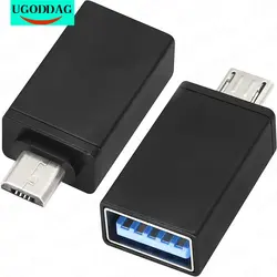 1/2/4 PCS OTG Micro to USB Adapter Aluminum Alloy Micro USB Male to USB 2.0 A Female OTG Adapter for Android Smartphone Tablets