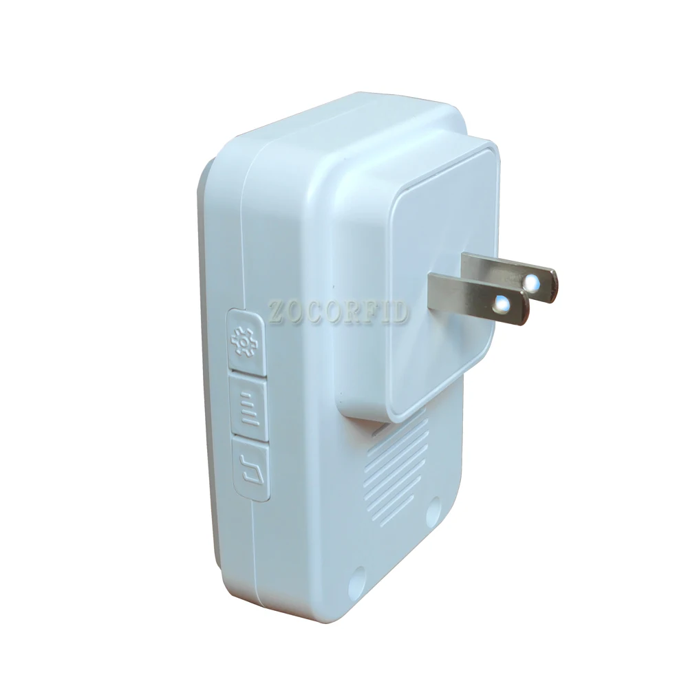 AC220V Da 1 a 2 Campanello wireless con suono e luce telecomandati, lampeggiante colorato a lunga distanza, cercapersone per anziani non udenti