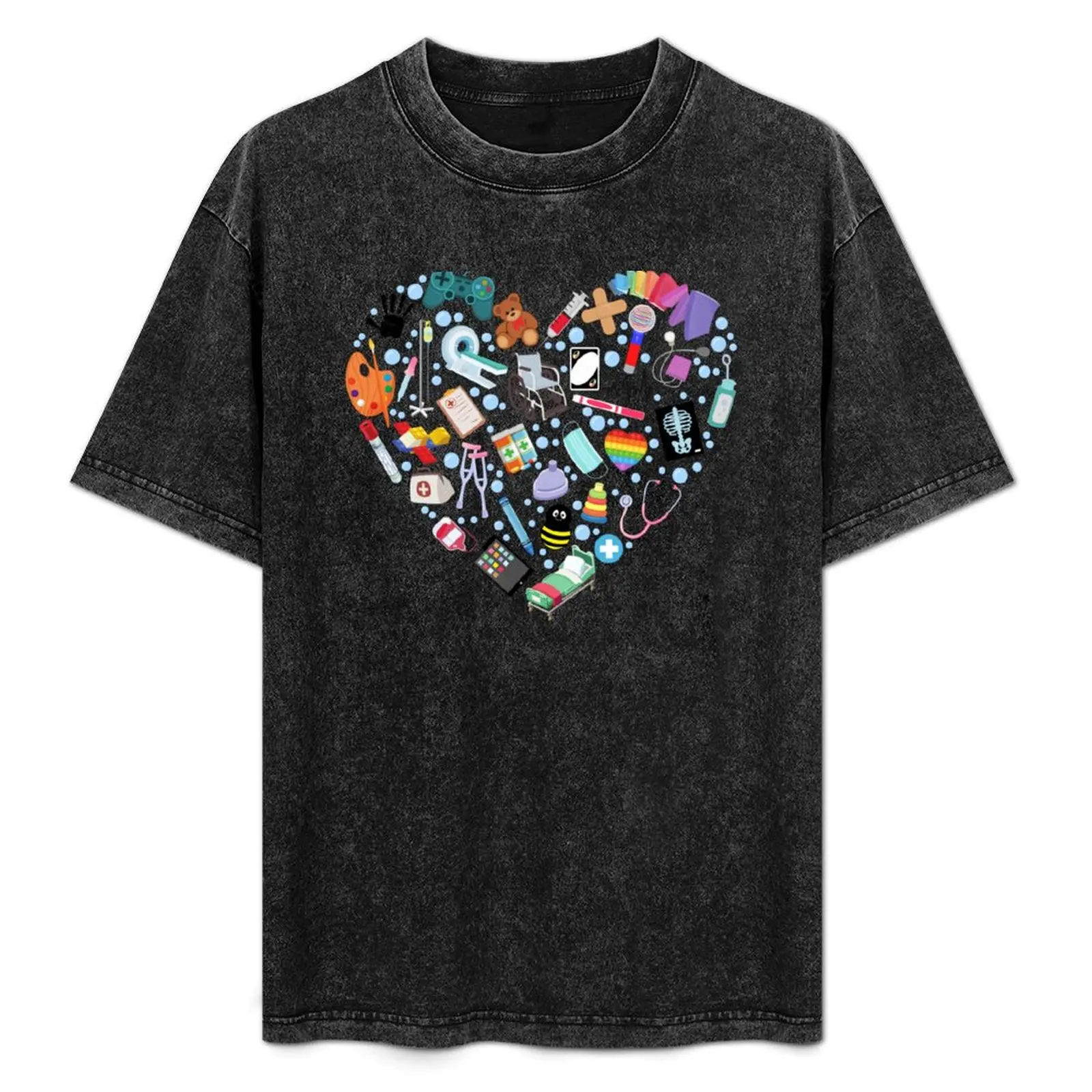 

Child Life - Heart T-Shirt Breathable Gym Short Sleeve T-Shirt