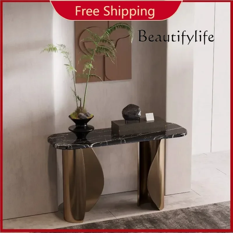 

X Luxury Premium Console Table Modern Simple Trendy Beauty Console Table Entrance Hall Living Room Tavolo Salotto Home Furniture