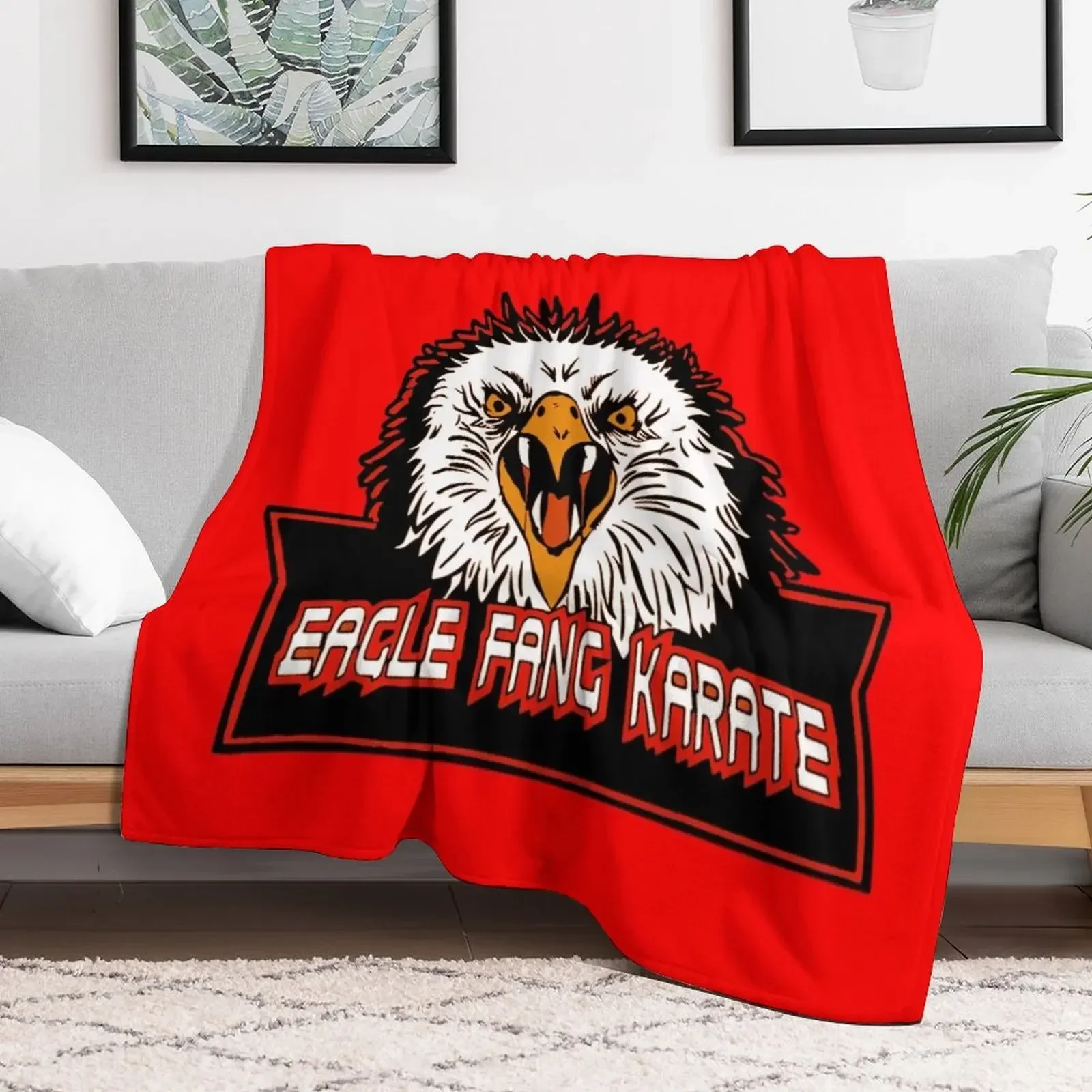 

Eagle Fang Karate 3 Throw Blanket Flannel Furry Stuffeds Blankets