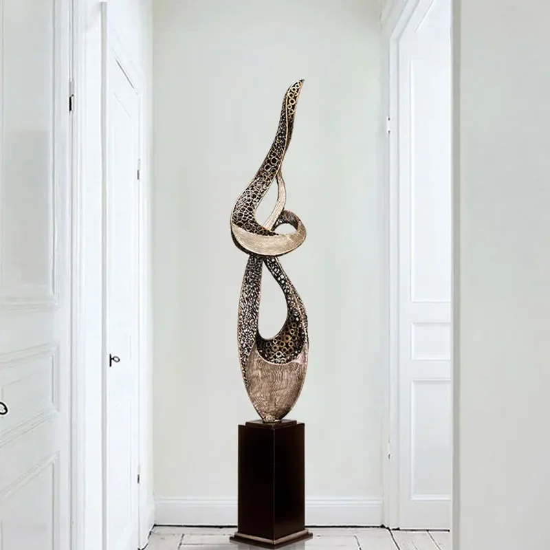 Hotel lobby large floor sculpture decoration abstract arts and crafts sales office corridor exhibition hall villa art