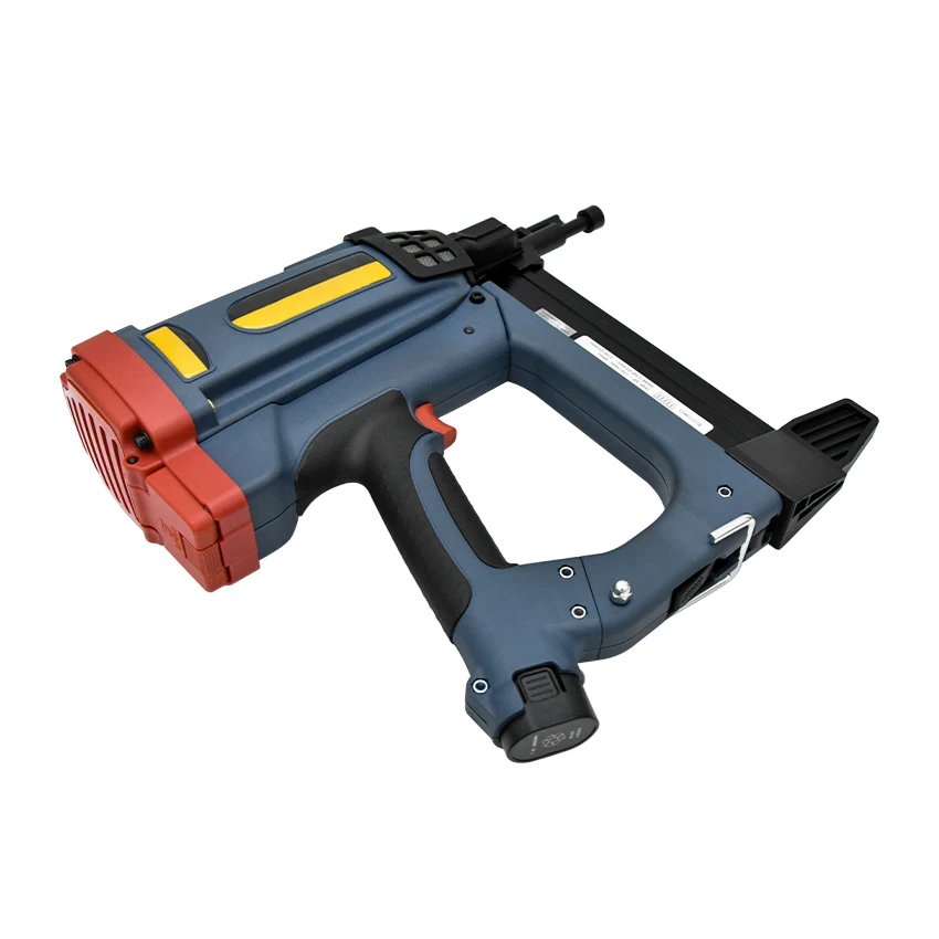 Imagem -03 - Aço Elétrico Gás Nail Gun Cimento Nail Gun Air Nailer Carpintaria Liga de Alumínio Portas e Janelas Trunking