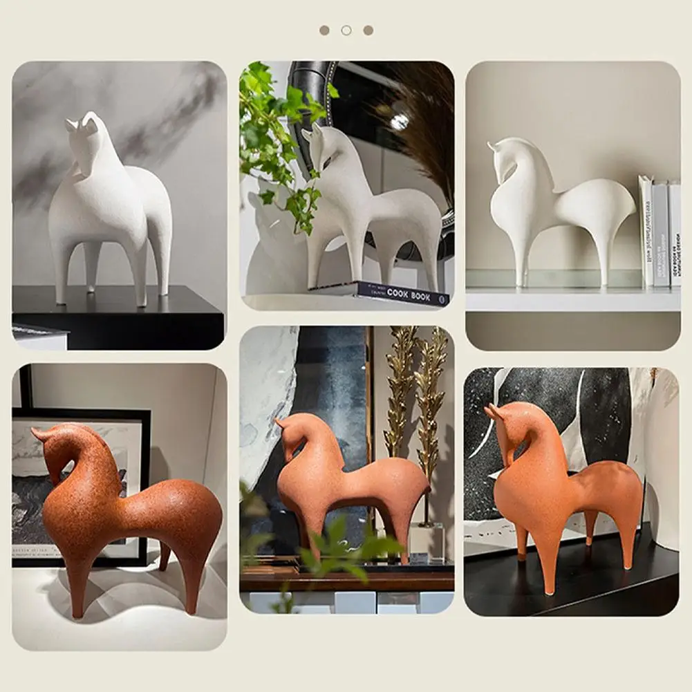 Horse Figurine for Home Decor, Table Top Showpiece, Office Tabletop, Bookshelf Decor, Object 25x23x13cm