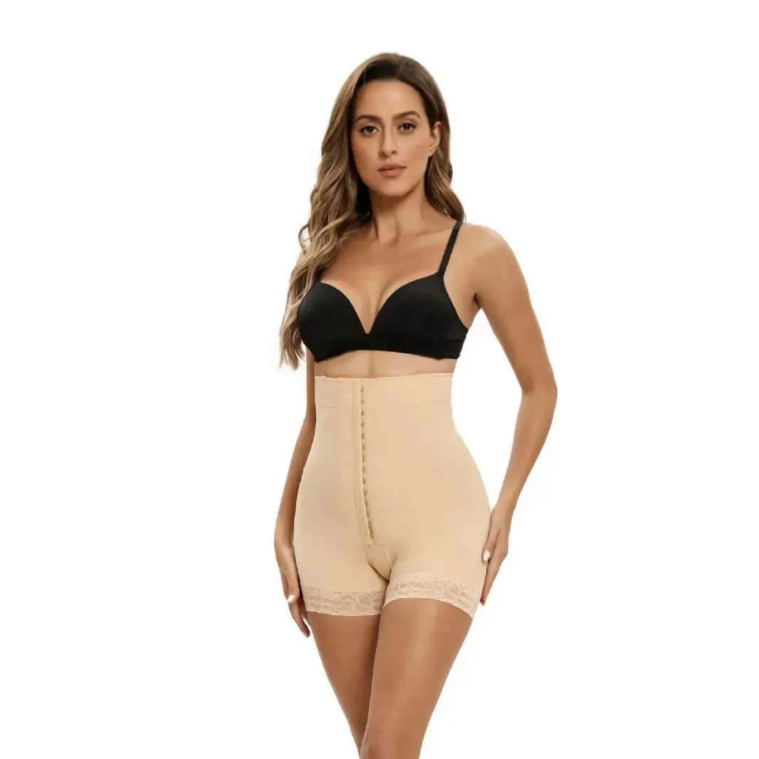 Women Compressing Full Shapewear Bodysuit , High Waist Body Shaper Tummy Control Shorts Waist Trainer Girdle,Slimmer Open Crotch
