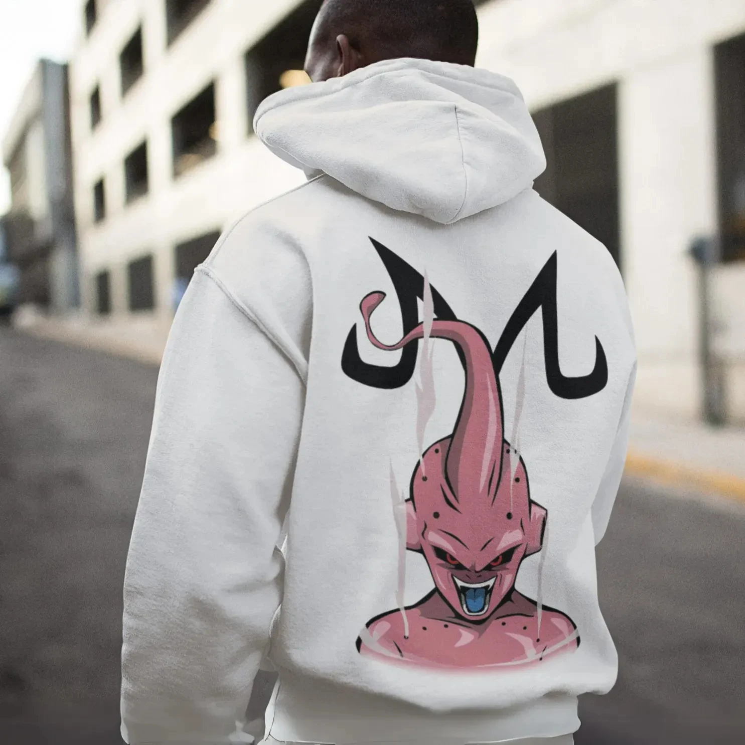 Dragon Ball GOKU Majin Buu Anime Peripheral Printed Hoodie Autumn 