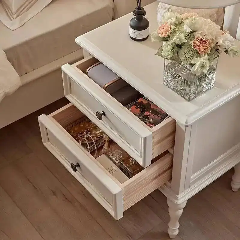 منضدة كلاسيكية فرنسية عتيقة من منتصف القرن من الشمال أنيقة منضدة ريفي Mesita De Noche أثاث غرفة النوم #4