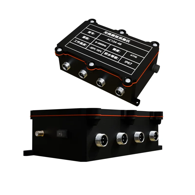 AC-104B Wireless Vibrating Wire Piezometer Data Logger with Temperature Sensor for Bridge & Building Safety Monitoring