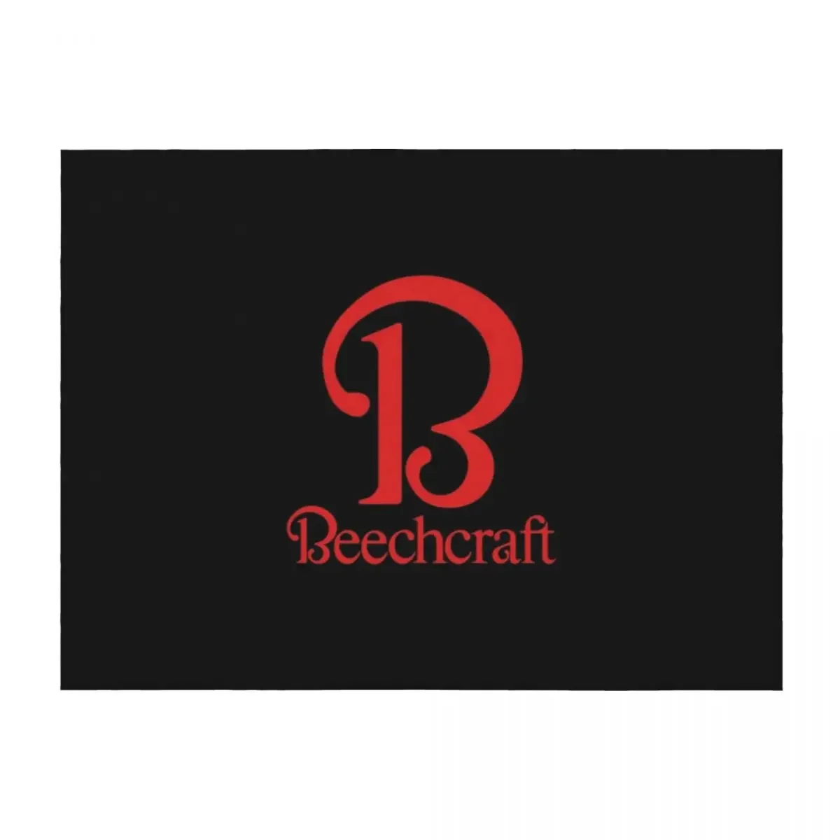 

Beechcraft Aircraft Aviation POCKET SIDE Throw Blanket Furry warm winter bed plaid Summer Blankets