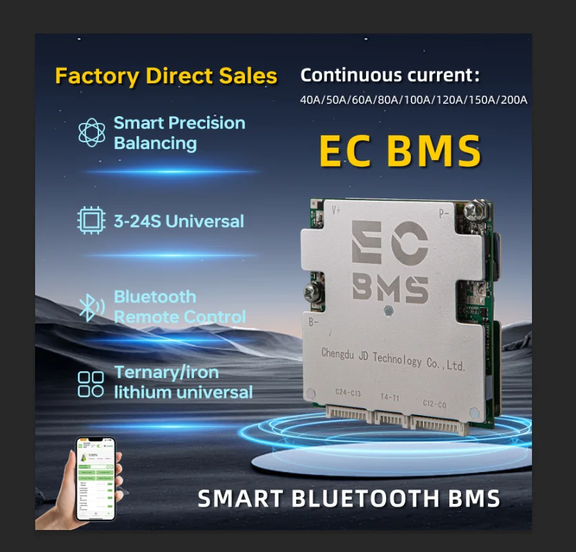 Рисунок 6 - EC Smart BMS 	 17S 72V 60V Аккумулятор