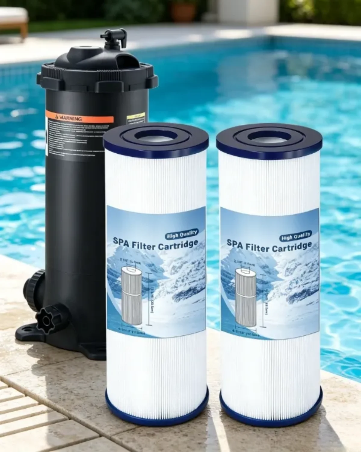 Filtro de Repuesto para Spa de 13" x 5" (50 Pies Cuadrados) para Jacuzzi, PRB50-IN C-4950 FC-2390 J210 J235, Paquete de 2