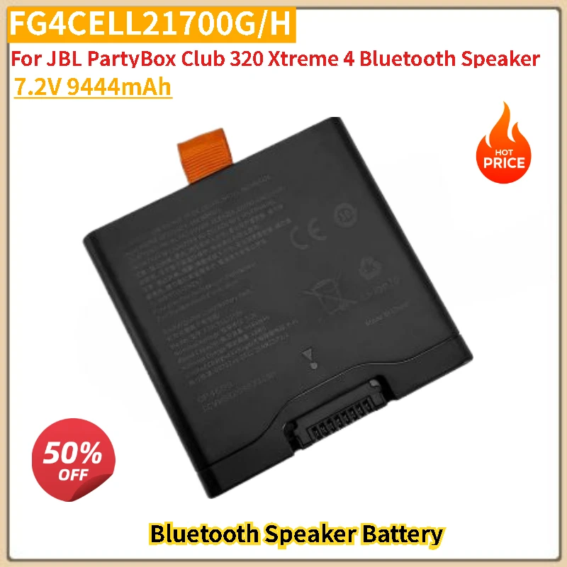 

7.2V 9444mAh FG4CELL21700H Battery for JBL PartyBox Club 320 Xtreme 4 Bluetooth Speaker Battery Brand-New High Quality