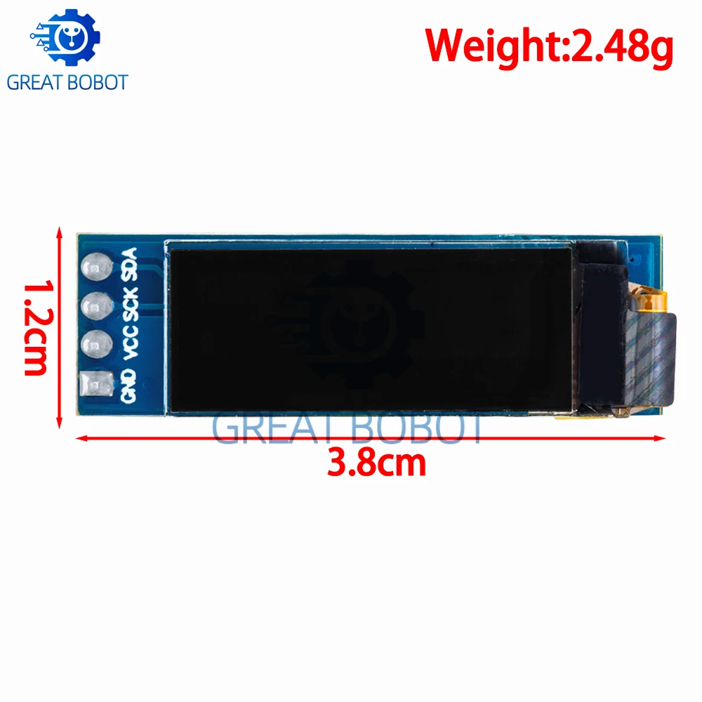 BS 1PCS  0.91 inch OLED module 0.91