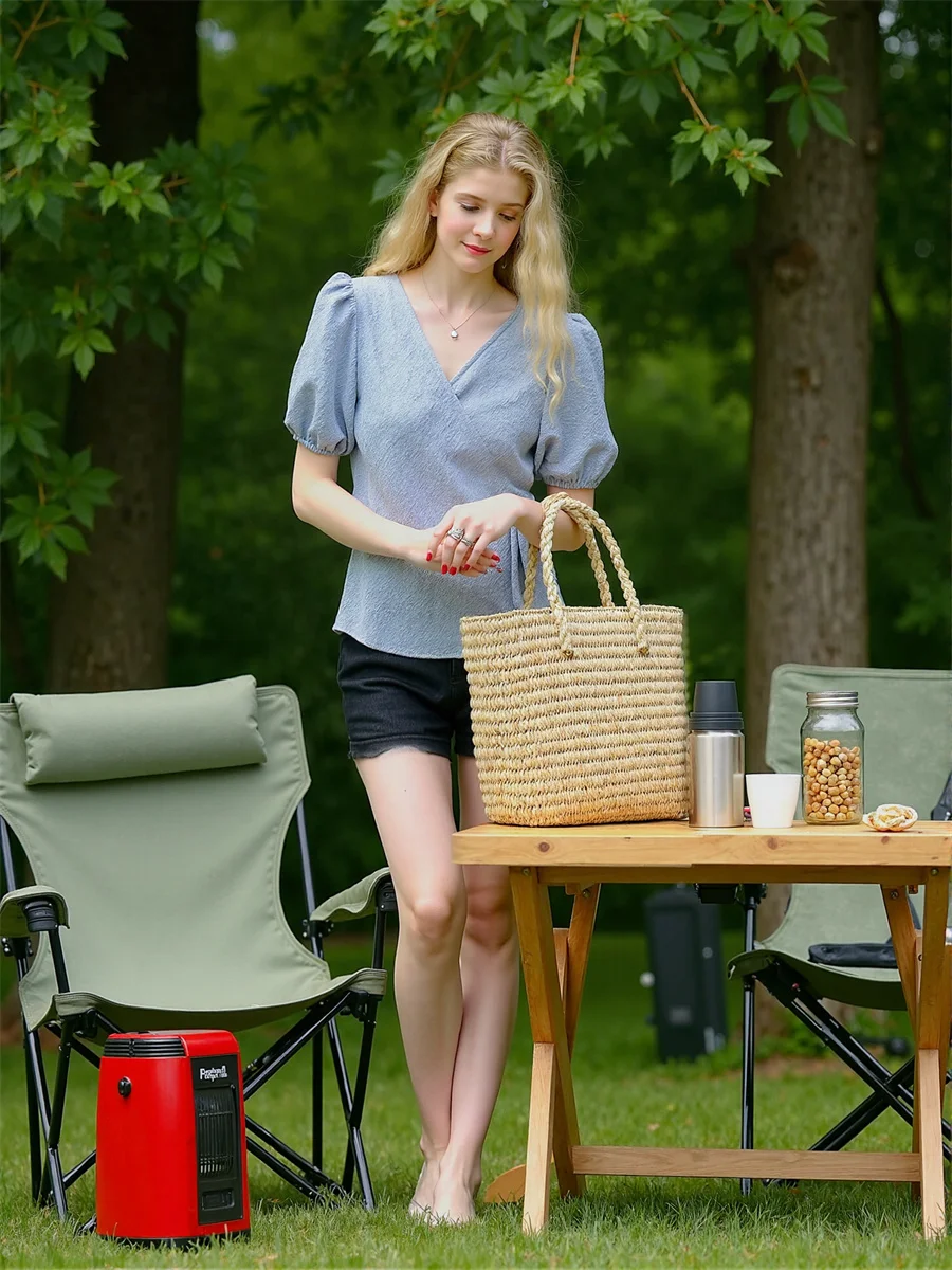 

Blouses For Work Woman Cotton Lace-up Puff Sleeve Korean Style Elegant Women'S Clothing 2025 Trend Autumn Casual Leisure Trumpet