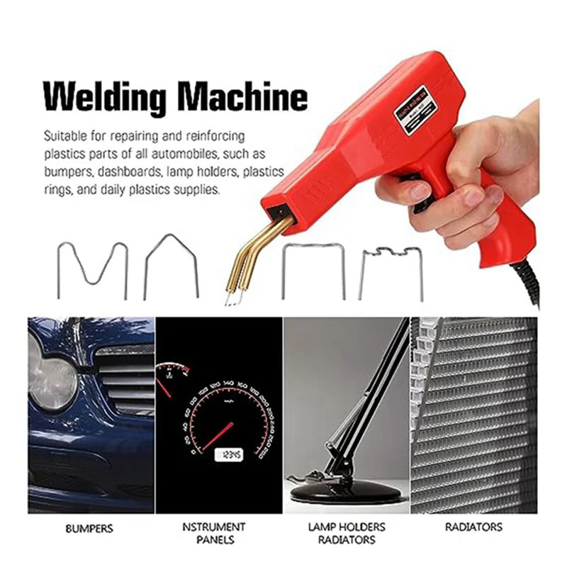 

COME Car Bumper Repair Welding Machine Crack Tool Garage Plastic Welding Machine Welding Nail Fuser Hot Nail Machine(EU Plug)