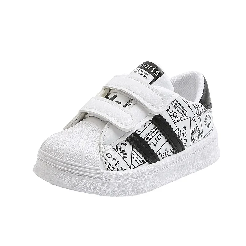 Scarpe per bambini per neonate e ragazzi antiscivolo fondo in gomma morbida Sneaker per bambini scarpe basse Casual taglia per bambini 21-30