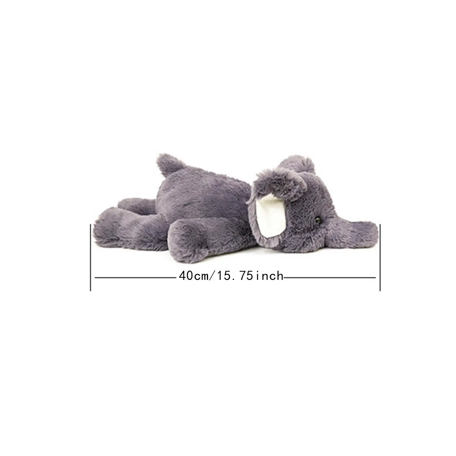 Elefante bonito brinquedo de pelúcia para adultos e crianças, adorável boneca recheada, enfeites de sofá, presentes para meninos, ornamentos