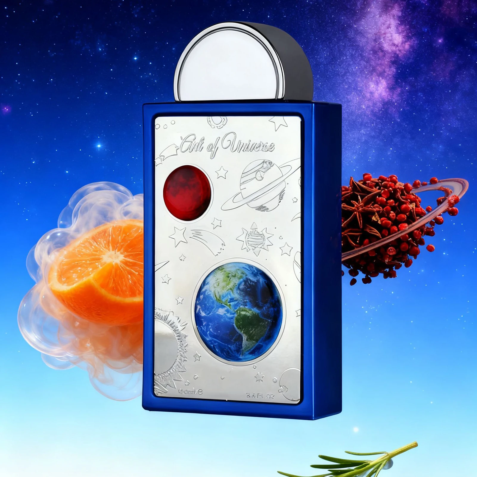 

Lattafa Pride Art of Universe Unisex EDP 3.4oz 100ml, Luxurious Smooth Long Lasting Perfume Spray Citrus Woody Fragrance