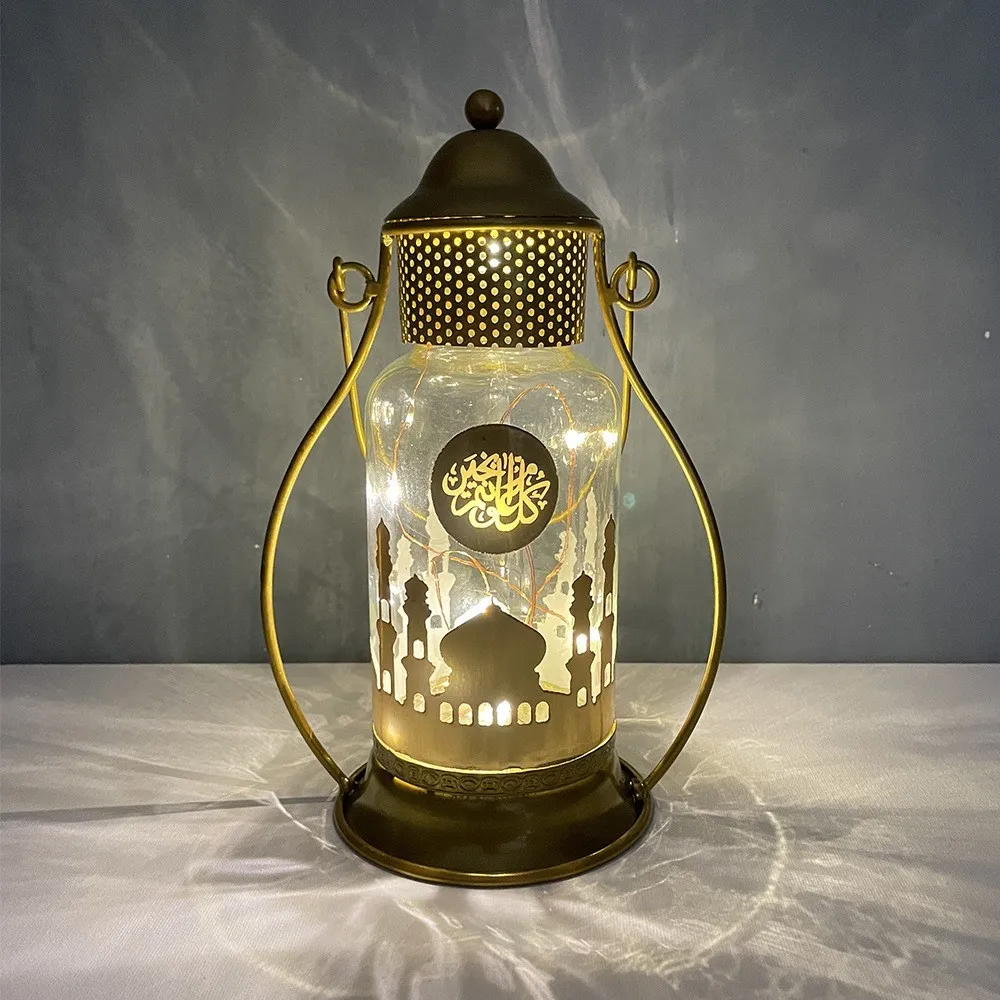 

Ramadan LED Lantern 2024 Eid Mubarak Night Light Decoration for Home Islam Muslim Ramadan Kareem Eid Al Adha Party Ornaments