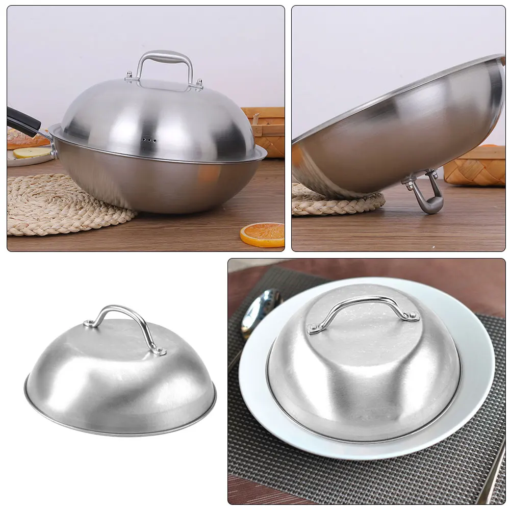 

Stainless Steel Steak Cover Hemispherical Food Hood Waterproof Insect Proof Dustproof Premium Material Kitchen Barware