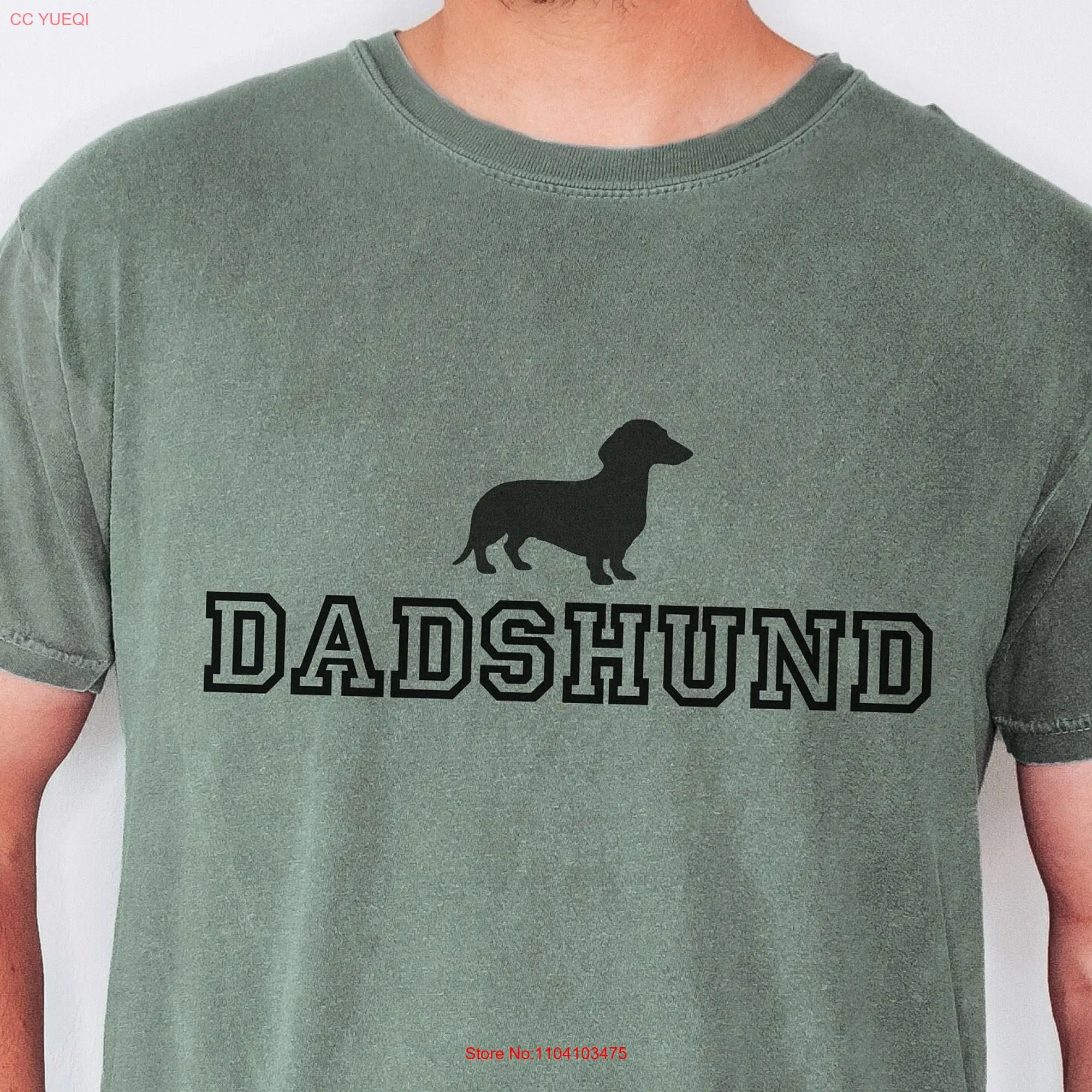 Dachshund Dad T shirt for Doxie Owner Father's Day or Birthday Lover Dog long or short sleeves