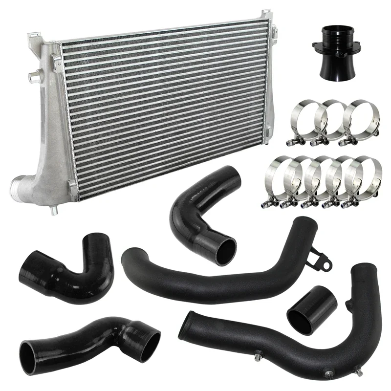 70MM Intercooler Kit Charge Pipe Kit  For VW GTI MK7 Golf R Audi A3/S3 Skoda Seat 1.8T 2.0T TSI