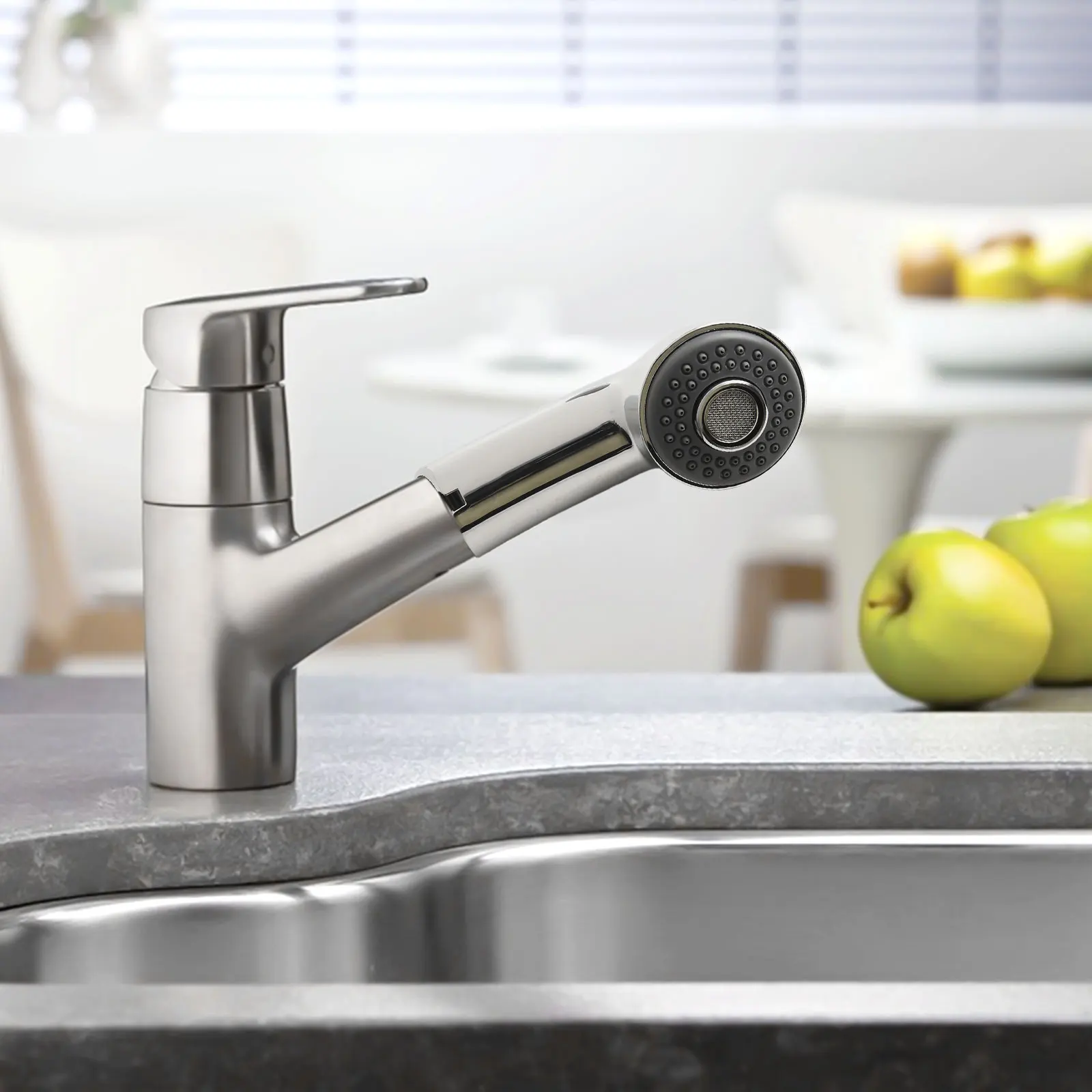 

For Europlus Pull Out Spray Nozzle Replacement Fits For Zedra Faucets Two Jet Settings for Customized Water Flow Efficiency