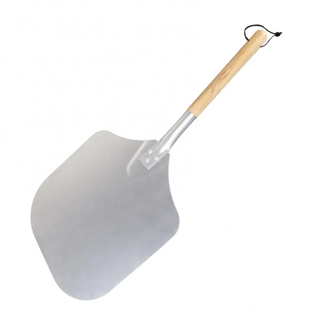 Shovel Removable Cake Pizza Spatula Turning Peel Tool with Wooden Long Handle