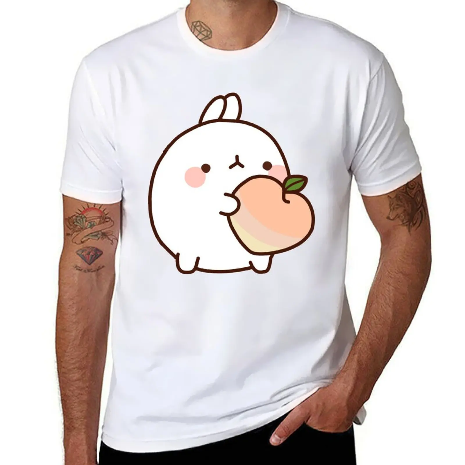 

peachy T-Shirt black cotton t-shirt plain for man package t shirts for man cotton T-Shirt