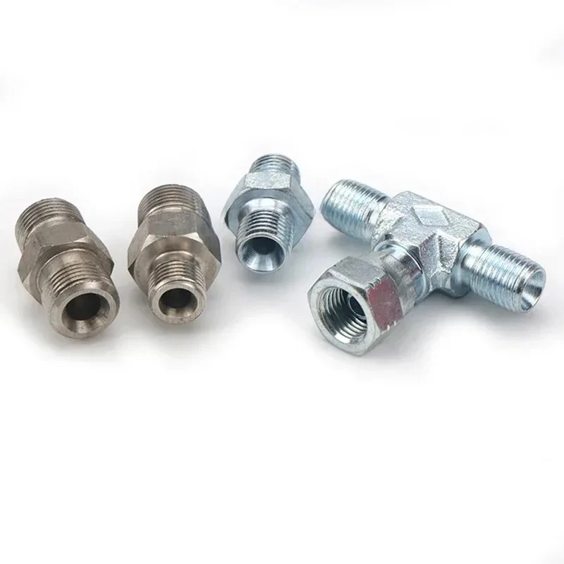 Tee Union Conversion Head  Airless Spray Gun Accessories High Pressure Pipe Spray Gun Airless Spray Gun 1/4 Butt Joint