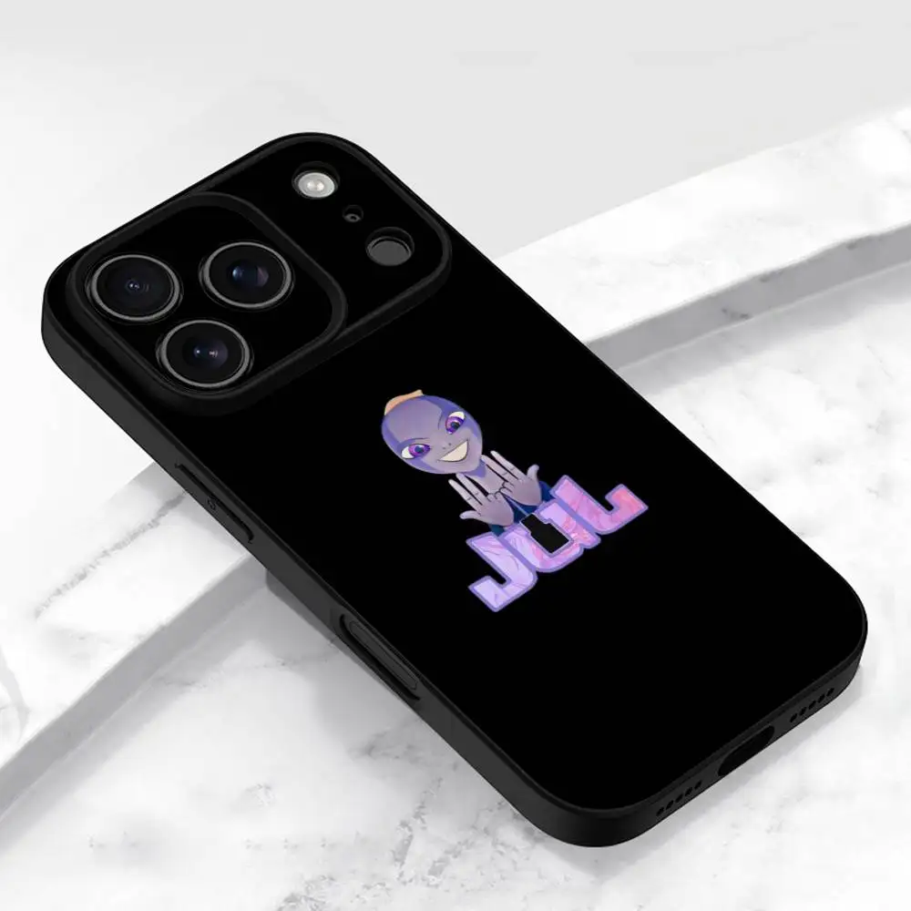 حافظة هاتف J-Jul DP a vie Albumfree vol 8 لهاتف iPhone 17,16,15,14,13,12,11,Pro,Max,Plus,E,Air,Mini غطاء أسود واقٍ