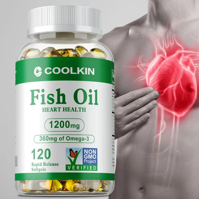 

Капсулы с рыбьим жиром Омега 3, поддерживают здоровье мозга и нервов, способствует здоровью сердечно-сосудистой и кожи, поддержку иммунитета