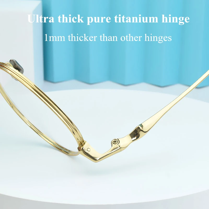 ヴィンテージチタンサングラス男性高品質レトロデザイナー UV400 サングラス女性の高級ブランドファッションサングラス EP 眼鏡