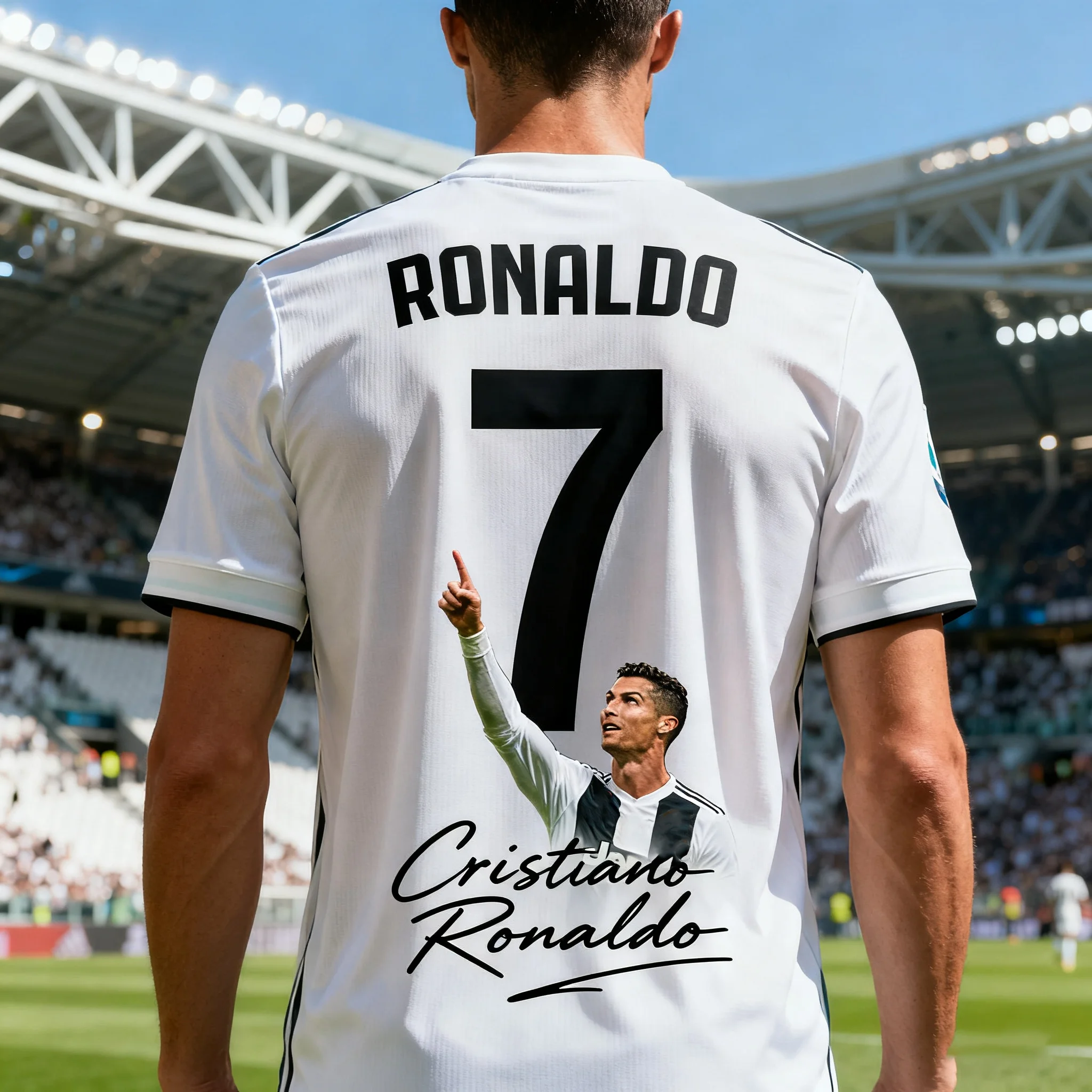 ChatGPT AI Ronaldo # 7 جيرسي كرة قدم صيفي خفيف الوزن للبالغين والأطفال، ملابس رياضية عالية الجودة، إصدار كاجوال