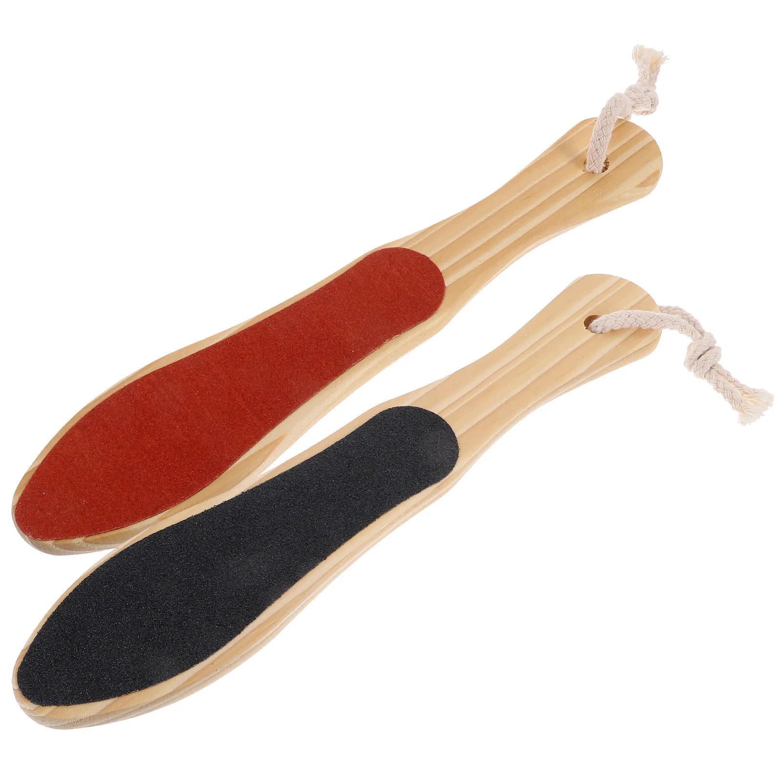 

2Pcs Premium Wooden Foot Exfoliating Board Pedicure Care Tool for Hard Skin Removal Callus Treatment Smooth Grinding Surface
