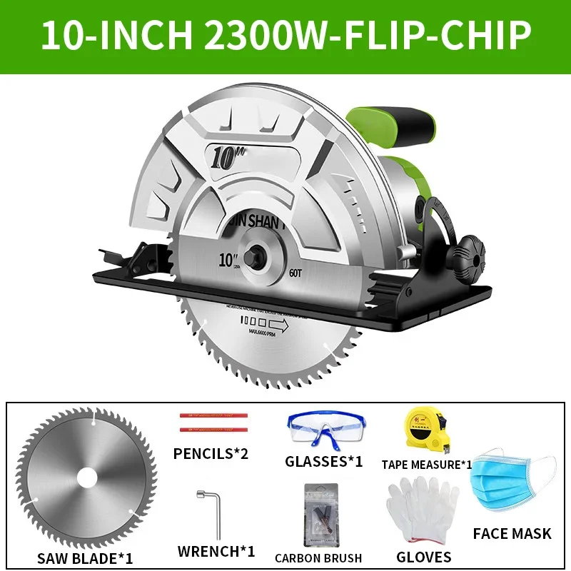 Electric Circular Saw, 7-inch/9-inch Electric Cutter, Upside-Down Mount, Handheld Woodworking Circular Saw, Small Multi-Purpose