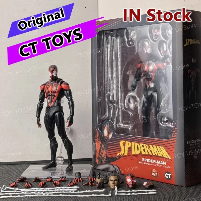 لعبة CT Toys Maf 092 Spiderman Miles Morales PVC - لعبة نموذج Ultimate Spider-Man