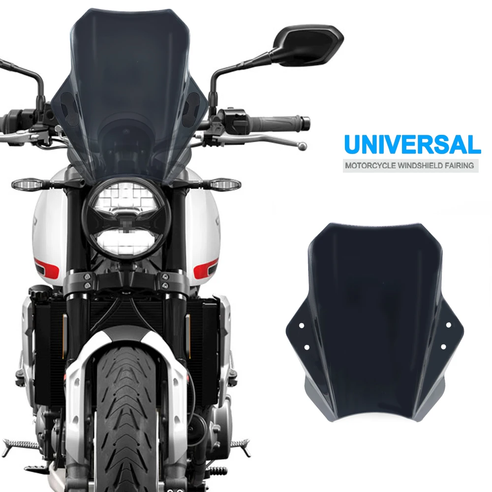 

Motorcycle Windscreen Windshield Covers Deflector Universal For Trident 660 Trident660 2021 2022