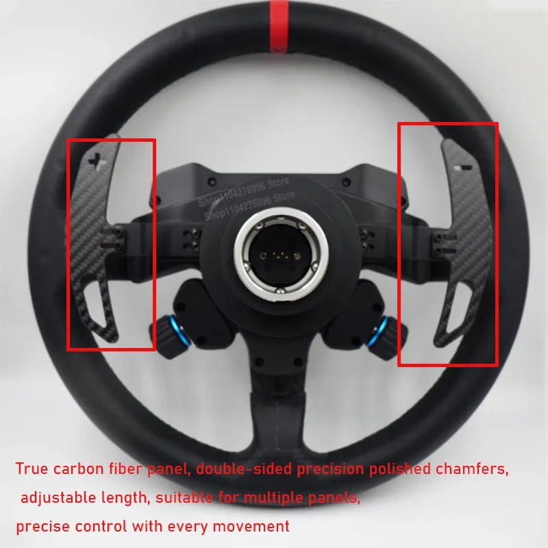 

Модифицированные карбоновые подрулевые переключатели для руля симулятора гонок, аксессуары для Logitech RS 50