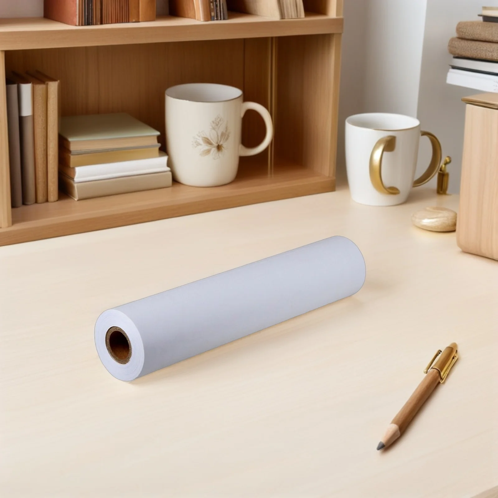 

2Pcs Drawing Paper Rolls White Blank Sketch Watercolor Painting Paper Roll for Craft Art Blank Drawing Papar