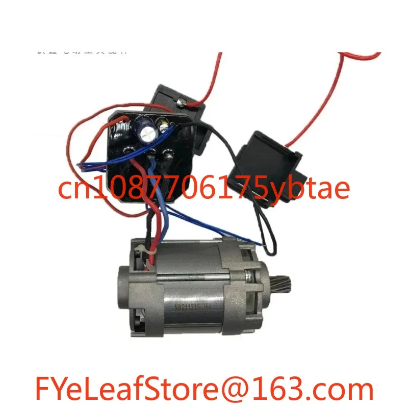 Motor Gergaji Rantai Listrik 16 Inci Motor Tanpa Sikat Daya Tinggi Universal 9 Gigi 36V