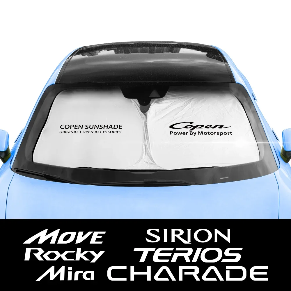 Flodable Car Front Windshield Sunshade Cover Auto Accessories For Daihatsu Terios Copen SIRION MOVE MIRA Charade Rocky FEROZA