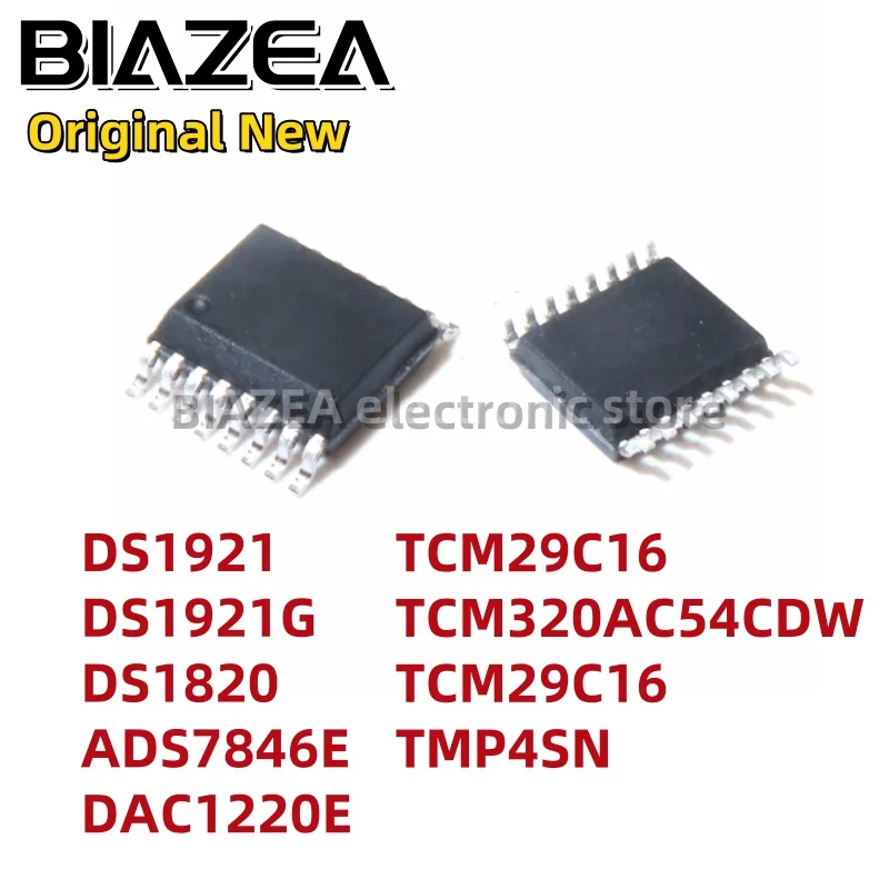 1piece DS1921 DS1921G DS1820 ADS7846E DAC1220E TCM29C16 TCM320AC54CDW TCM29C16 TMP4SN SSOP16