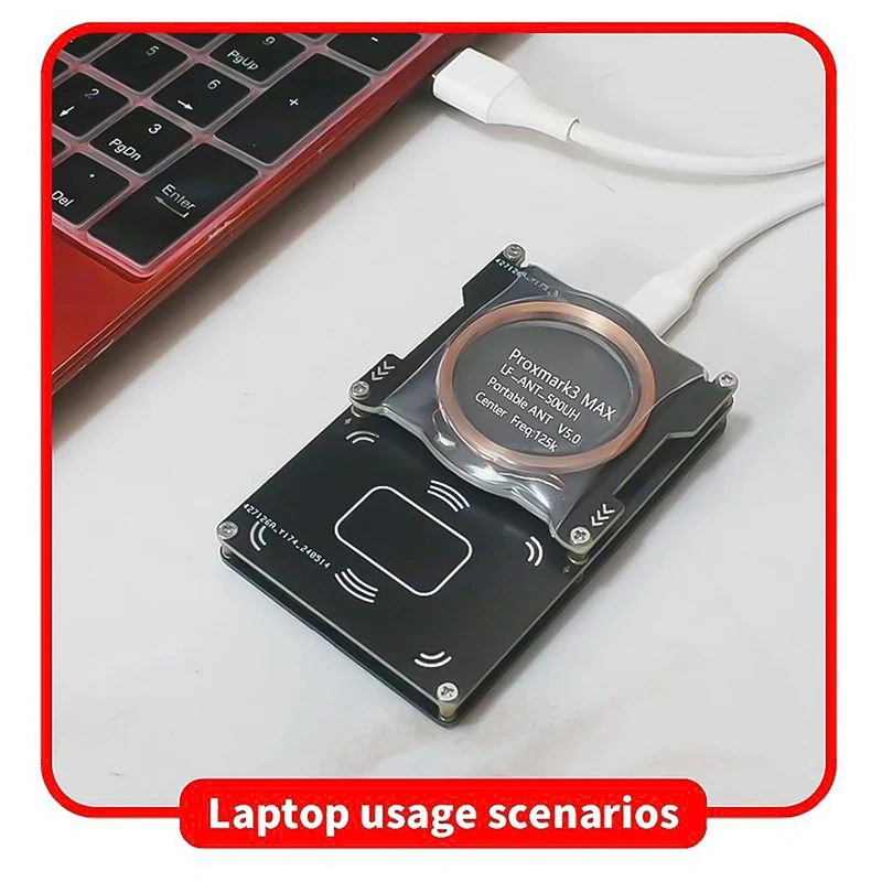 Proxmark3 MAX Set Sleutel Copier 13.56Mhz 125Khz Badge Reader IC ID NFC Tag Decryptie Duplicator NFC Smart Card Schrijver