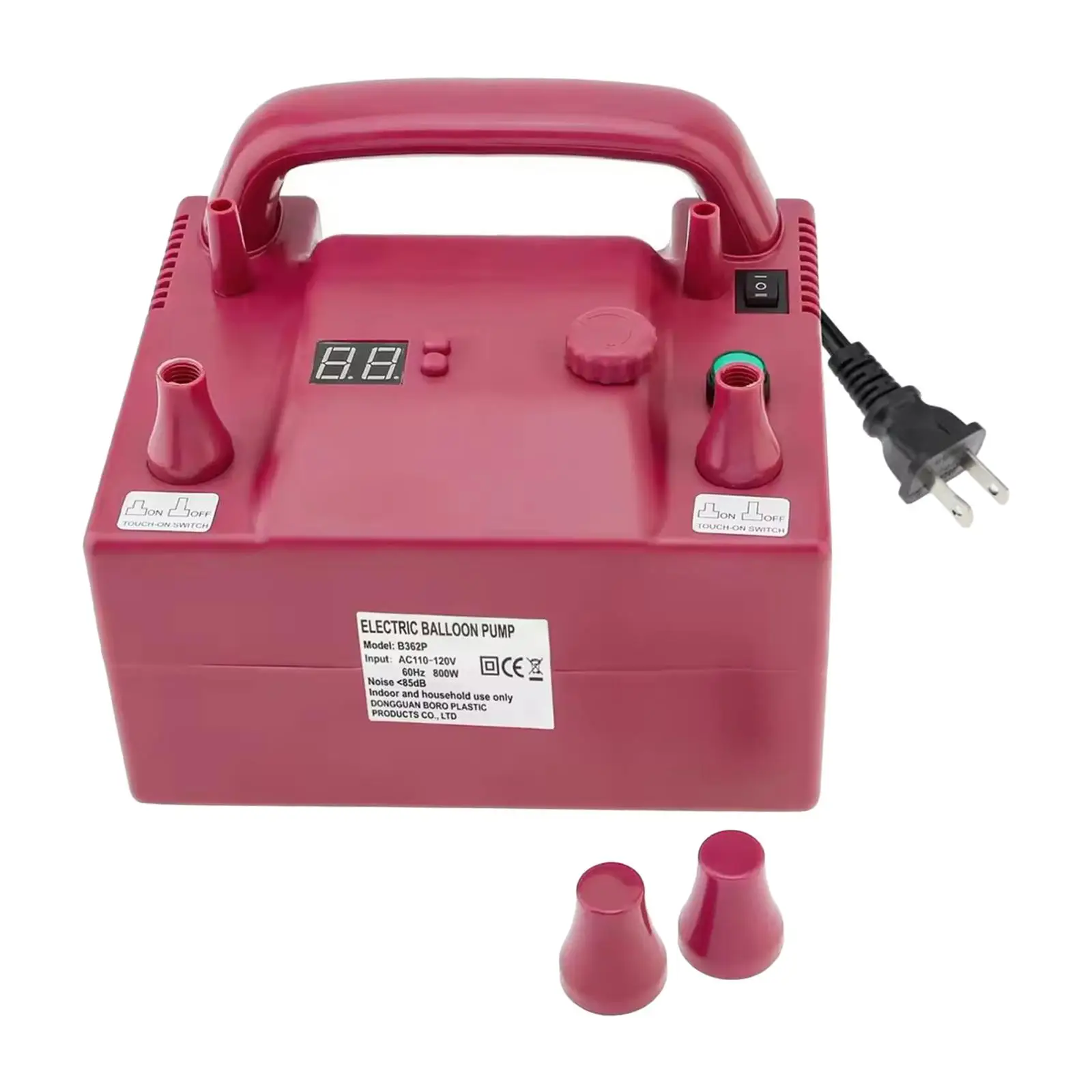 Automatic Balloon Pump Electric Air Inflator Machine for Latex Balloons Party Celebration Baby Shower