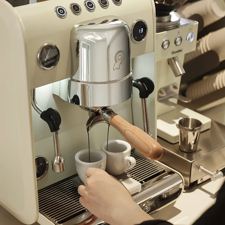 Machine à expresso semi-automatique pour Gemilai G3148B, cafetière commerciale Programmable pour usage domestique, plastique électrique