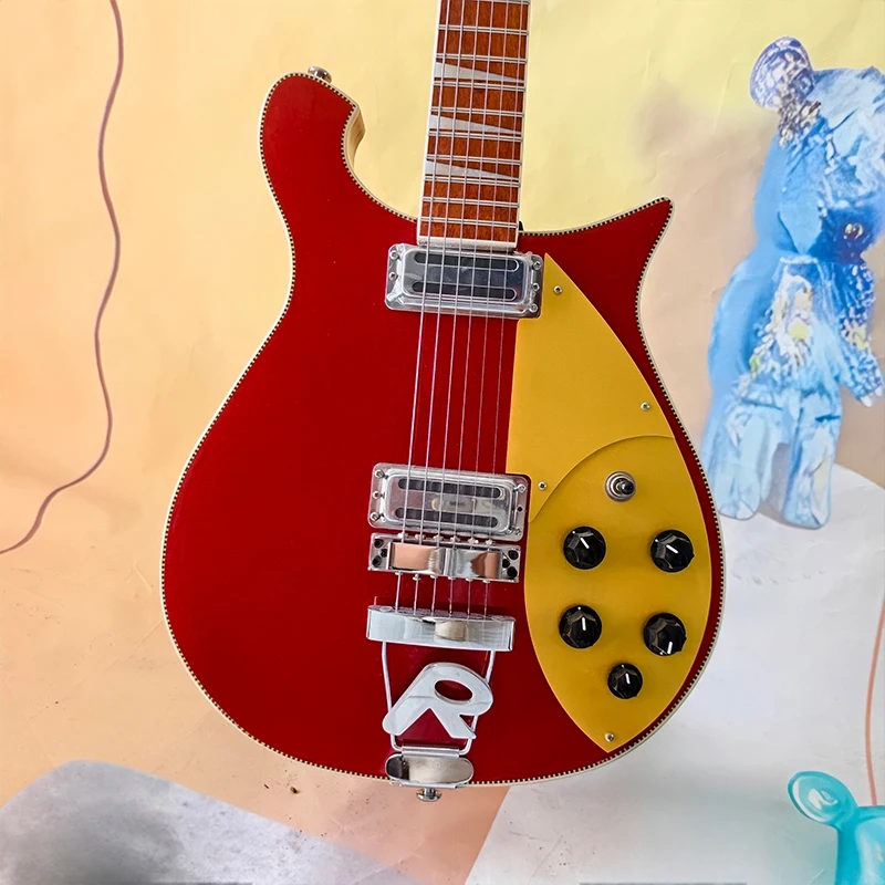 Vintage Wine Red Electric Guitar with HH Humbucker Pickups, One-Piece Neck & Rosewood Fingerboard, Full Rich Tone, Comfortable Smooth Hand Feel, Ships Within 2 Business Days from Local Warehouse