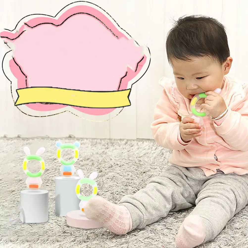 

1pc Baby Teether Teeth Grinding Gum Molar Stick Teeth Grinding Plaything For -Soothing Teething Comfort