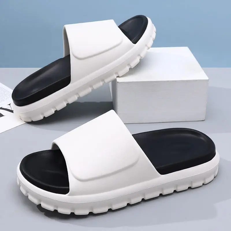 

Новые шлепанцы 2026 года: удобные, нескользящие, для дома и улицы, на платформе, повседневные спортивные сандалии для мужчин и женщин, летние